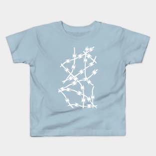 Blue Barb Kids T-Shirt